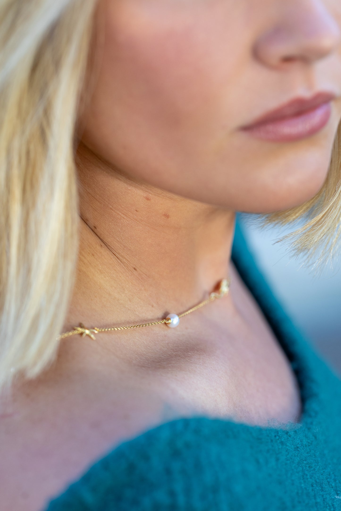 Mauritian Treasures Necklace in Gold Diamond 18ct Gold
