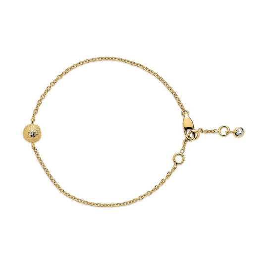 Sea Urchin Treasure Bracelet in Gold Diamond